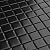 Merola Tile Metro 1" Square Matte Black 6" x 6" Porcelain Mosaic Tile Sample