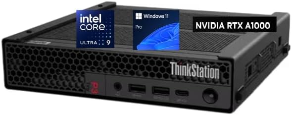 Lenovo ThinkStation P3 Tiny Gen 2 Workstation (2026 Model) - Intel Ultra 9 285 24-Core, NVIDIA RTX A1000 8GB, 64GB RAM, 1TB NVMe SSD,Wi-Fi 7,Windows 11 Pro
