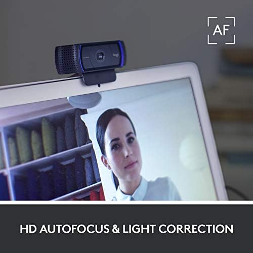 Logitech C920S HD Pro Webcam Full 1080p/30fps Video Calling Clear Stereo - 3