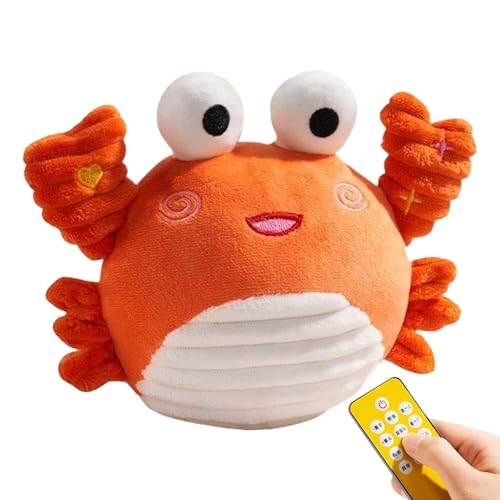 Jouet crabe sensoriel bébé rechargeable pour stimuler la motricité fine à la maison