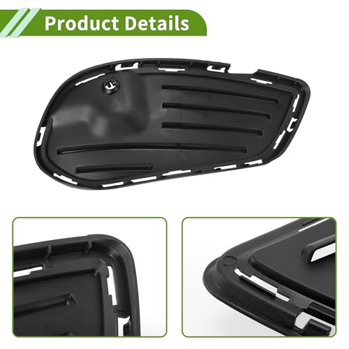 HOPESPANNER No.2058854123 Fog Light Grill for Mercedes-Benz C300 2017-2018 Black Front Right Side Front Lower Bumper Fog Light Cover Inserts ABS 1 Pc by HOPESPANNER - Used condition - Image 5
