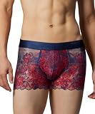 WACOAL MEN(ワコールメン) ボクサーパンツ 【レースボクサー】通気性 アウターにひびきにくい 前閉じ 下着 ギフト プレゼント WT3827 メンズ KA M