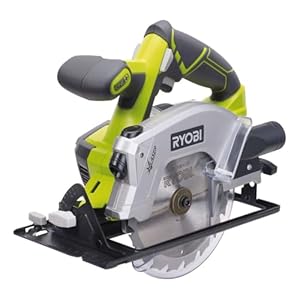 RYOBI - Scie Circulaire Sans Fil 18V ONE+ RWSL1801M – Lame Ø150 mm 18 dents, Réglage Profondeur et Inclinaison – Coupe Bois, OSB, Panneaux – Batterie Non Incluse