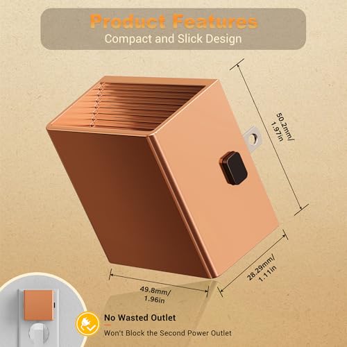 Image of JandCase Night Light,Automatic Night Lights Plug into Wall,Dusk to Dawn,2 Pack Soft White 3000K Brightness Adjustable Nightlight for Kids Bedroom Bathroom Hallway Kitchen