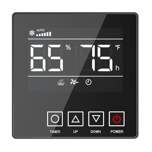 Moiswell Digital Humidity Remote Controller for Crawl Space
