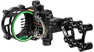 Trophy Ridge Fix Bow Sight, 5 Ultra-Bright 0.019" Horizontal Fiber Optic Pins, Includes Everything You Would Need, Micro-Adjustable Pins, Increased Accuracy, Innovative Design