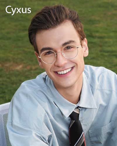 Cyxus Blue Light Glasses for Men and Women, Metal Frame Computer Eyeglasses for Office, Gaming, Reading 8090T18-US — view 4