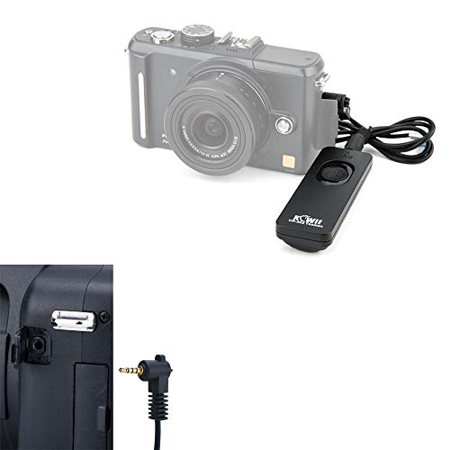 Image of Kiwifotos DMW-RSL1 Remote Control Shutter Release Cord for Panasonic G9 II G7 G85 GH7 GH6 GH5 GH5S GH4 S5 S1 S1R S1H GX8 GX7 FZ300 FZ1000 II FZ2500 FZ200 FZ150 FZ100 FZ50 G6 G5 G3 G2 GH3 Camera & More