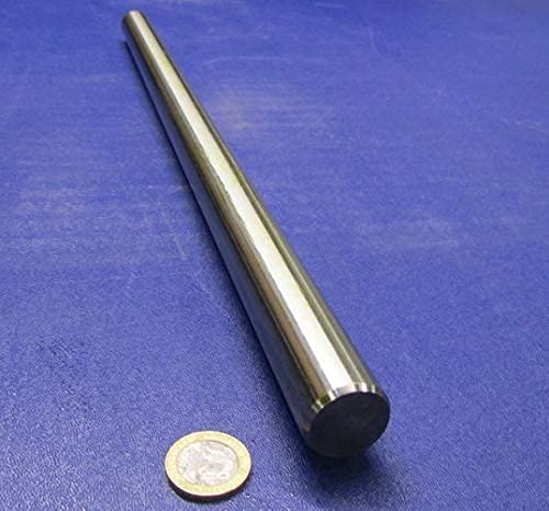 1055 Carbon Steel Hardened Shaft 25mm Diameter x 500mm Long 1 pc
