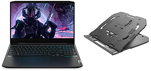 Image of Lenovo IdeaPad Gaming 3 10th Gen Intel Core i5 15.6 FHD IPS Laptop (8GB /1TB+256GB SSD /Windows10 /NVIDIA GTX 1650Ti 4GB /M100 RGB Gaming Mouse /Onyx Black /2.2Kg) 81Y400VBIN 2-in-1 Laptop Stand