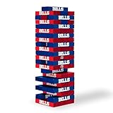 Wild Sports NFL Buffalo Bills Table Top Stackers Game , 3" x 1" x .5"