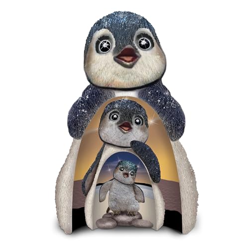 The Hamilton Collection Dive Into Life Nesting Penguins Figurine Set