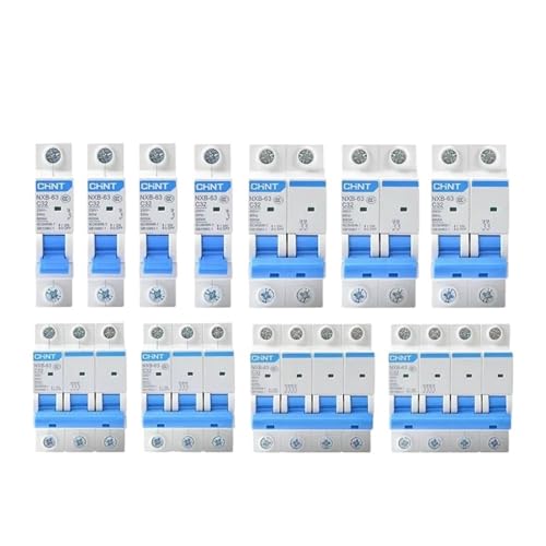 Mini-disjoncteur de protection NXB-63 DZ47 3p 25A pour circuit électrique et tableau modulaire