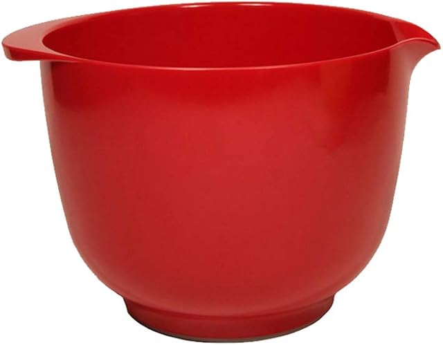 Port-Style Enterprises Inc. RST25040NR Margrethe Melamine Mixing Bowl, Luna Red