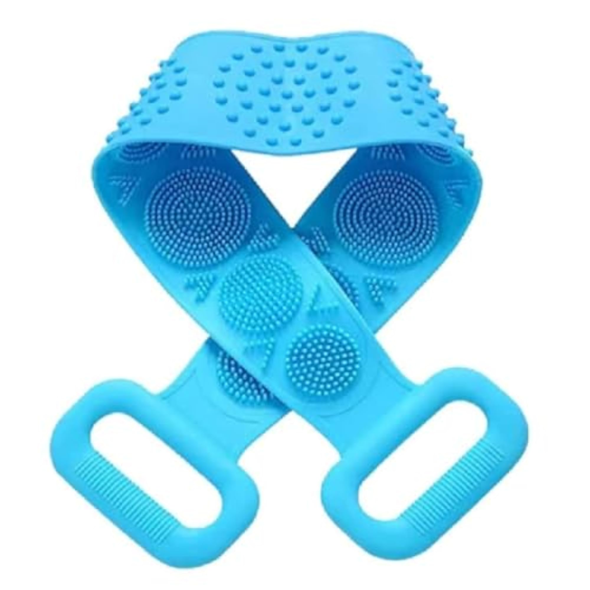 Double-Sided Exfoliating Back Scrubber with Soft Bristles