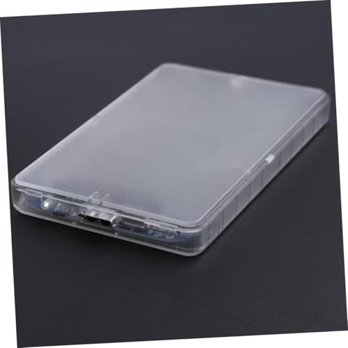 Caja externa transparente para disco duro SSD USB 2.5" miniatura 6