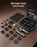 Vgrpro Hair Clippers Men Professional, Mens Clippers and Trimmers Set, USB Rechargeable Cordless Hair Clippers for Hair Cutting, Electric T-Blade Hair Trimmer for Men with Package Case(Gray) - Image 6