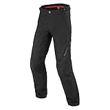 Tela exterior con tratamiento impermeable; Forro térmico extraíble; tomas de aire muslos, tejido quick dry, tejido Duratex, tejido Mugello