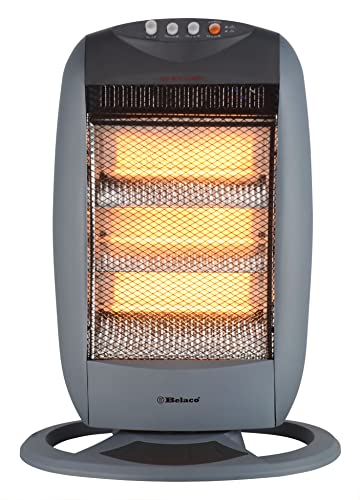 Electric Heater 3 Bar Halogen Heater with 3 Heat settings Heaters for Home, 1200W Portable Heater 90...