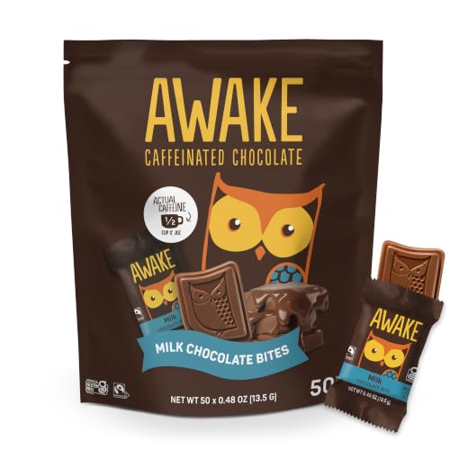 AWAKE Milk Chocolate Caffeinated Bites