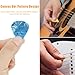 Non-slip Guitar Picks, 0.46 0.71 0.96mm Includes Thin Medium Heavy Guitar Picks,15pcs Variety Colorful Celluloid Plectrums with Guitar Picks Holder and Storage Case (15)