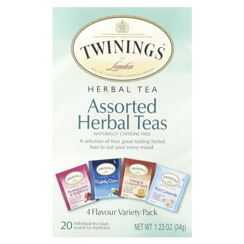 Twinings Assorted Herbal Tea, 20 ct
