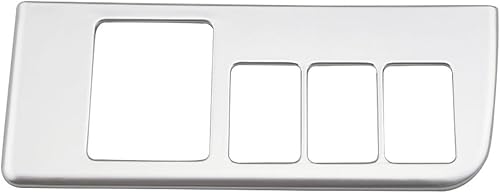 Miniatura 3 de jfqm - Adhesivo para marco de panel de botón de automóvil para Toyota RAV4 RAV 4 2014 2015 2016 botón de faros delanteros (color estilo ABS)