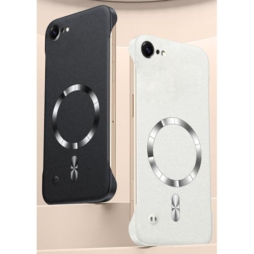 Coque iPhone 17E magnétique bleu rigide PC housse antichute mince