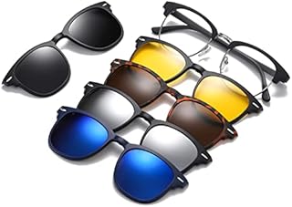 magnetic clip-on sunglasses clip on sunglasses over prescription glasses night Driving lens AM2