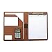 Produktbild A4 Klemmbrett Mappe Organizer Dokument Halter Business Padfolio Organizer Taschenrechner Konferenz Ordner Notizblock Ringbuch für Interview Meeting Schule Braun