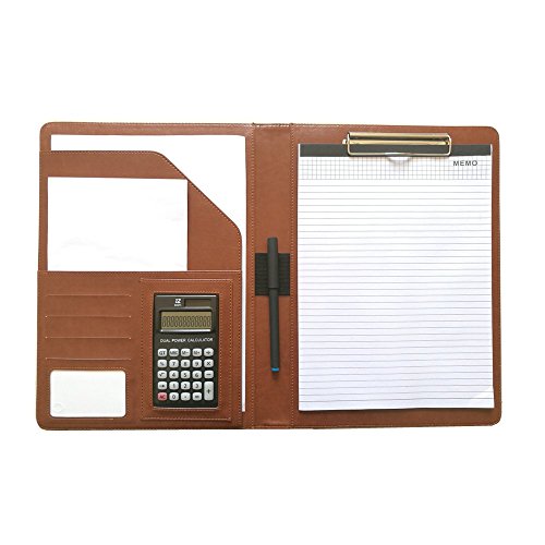 Porte-bloc-notes format A4 marron