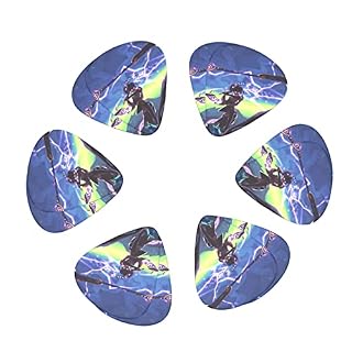 Genshin Raiden Shogun Lot de 12 médiators créatifs pour guitare électrique en bois Unisexe - Les Beatles, Paul McCartney, John Lennon, RIngo Starr, George Harrison Genshin Raiden Shogun Lot de 12 médiators créatifs pour guitare électrique en bois Unisexe – Image 2