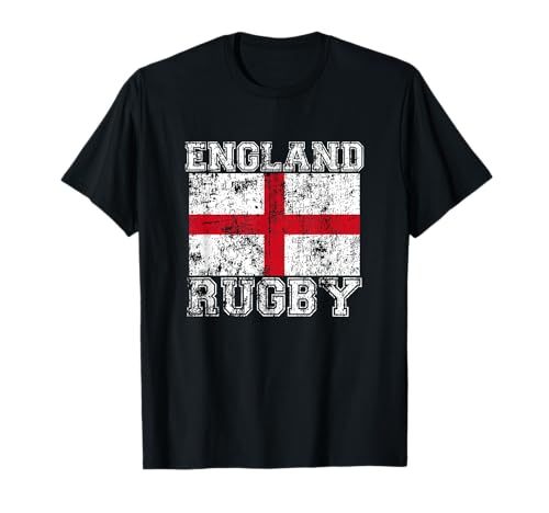 England Rugby Shirt - England Flag England Jersey Men Women T-Shirt