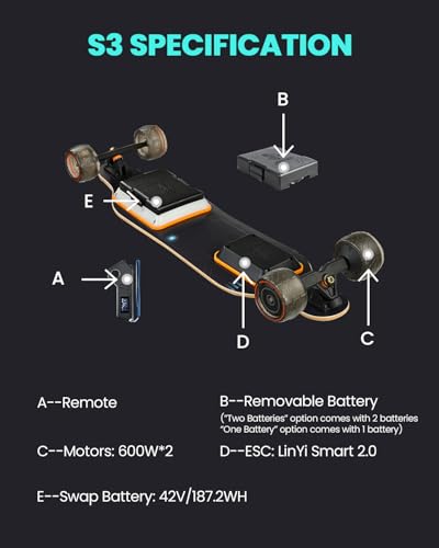 Uditer S3 Electric Longboard