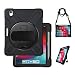 Produktbild TH000 Rugged Case for iPad Pro 11 2018 Tablet with Apple Pencil Holder Shockproof Heavy Duty Full Body Protective 11-inch Tough Cover with Kickstand, Shoulder Strap for A1979 / A1934 / A1980 / A2013