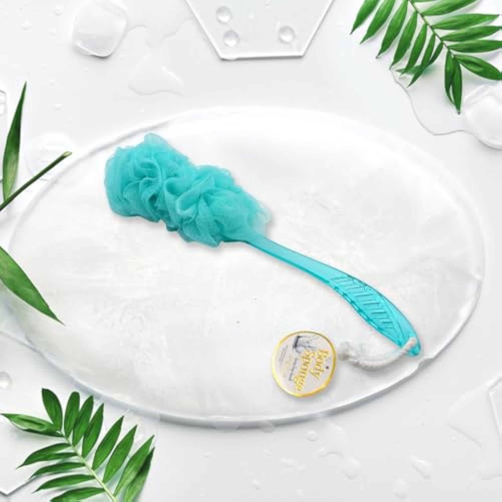 Loofah Back Scrubber with Long Handle for Shower