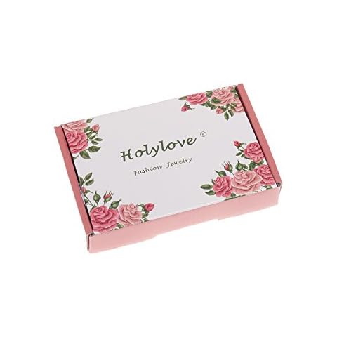 Bangle Bracelet Silver for Women Jewelry Crystal Glass 1 PC with Holylove Gift Box Cover