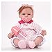 Bambola Rinata da 17 Pollici -She Sembra Un Vero Bambino.Lei È Molto Liscia E Morbida for Il Tatto.Indossa Un Carino Regalo di Compleanno Giocattolo for Bambini for Bambini (Size : 45cm)