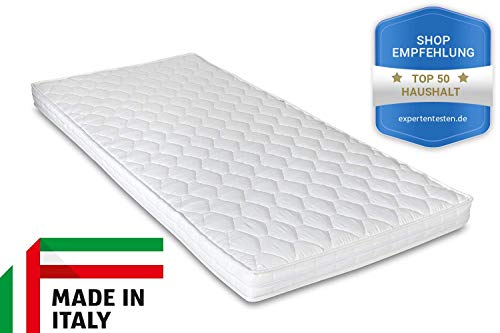 Ortho-Relax Komfortschaummatratze, 10 cm hoch, Besonders geeignet für Wohnwagen und Wohnmobile, LKW-Kabinen, Ferienwohnungen und als Gästebett (140x200)
