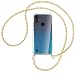 Produktbild mtb more energy® Handykette kompatibel mit Motorola Moto G8 Power Lite (6.5'') - Metallkette (Gold) - Smartphone Hülle zum Umhängen - Anti Shock Full TPU Case
