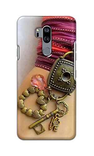 Image of Girl Hand with Keychain Hard Back Case Cover for LG G7 ThinQ /LG G7 Plus, G710EM, G710PM, G710VMP, G710ULM Back Cover -(J5) VNS2228
