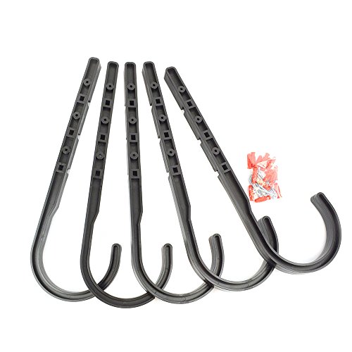 Big Horn 11748PK 4-Inch J Hooks, 5-Pack