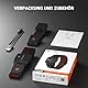 COOSPO HW9 Herzfrequenzmesser, Bluetooth ANT+ & Sensor LED & Smart HRM pulsuhren IP67 wasserdichte, pulsmesser Armband Kompatibel mit Polar Wahoo Garmin Zwift Elite HRV