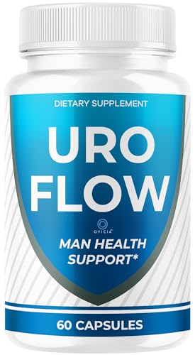 Uroflow Capsules - Official UroFlow Pills Advanced Premium Formula Support Maximum Strength, All Natural Ingredients Vitamins for Overall Health & Wellness Reviews, 60 Capsules for 1 Month