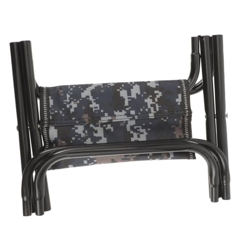Kisangel Portable Folding Stool for Outdoor Activities Lightweight Camp Seat for Fishing Hiking and Garden Use Durable Multi Functional Easy to Carry Camouflage Design