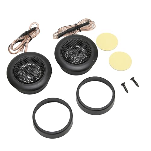Denash Dome Tweeter 800W Potente Altavoz de Audio -séereo para el de Sonido Automotriz Fit para Sistemas de Audio Automotrices Material ABS