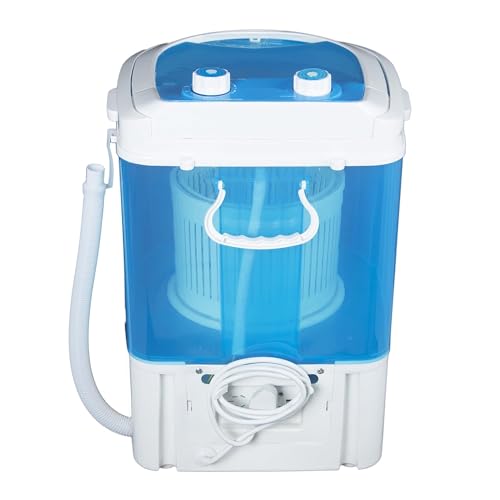 Image of 3 Kg pOrTaBlE MiNi tOp lOaDiNg wAsHiNg mAcHiNe, FoLdAbLe bUcKeT WaShEr wItH MoDeS, sInGlE PeRsOn uSe mObIlE WaShInG & SpIn dRy fOr bAbY ClOtHeS, tRaVeL, lIgHtWeIgHt