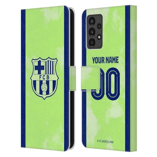 Coque Samsung Galaxy A13 2022 FC Barcelona étui cuir foot