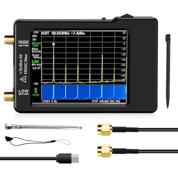 Analizator Sieci Analizator widma Wejście MF HF VHF UHF dla 0 1 MHZ 350 MHZ i wejście UHF dla 240 MHZ 960 MHZ Generator sygnału