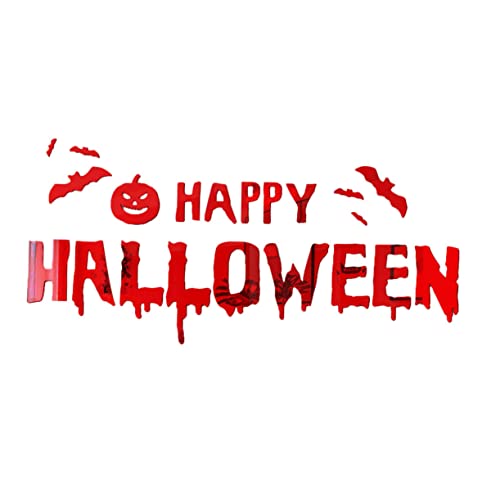 Stickers muraux Halloween bat pumpkin alphabet acrylique SACE enfant